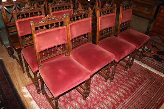 Set of 6 dining chairs